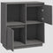 vidaXL Sideboard Grey 74x35x80 cm Solid Wood Pine