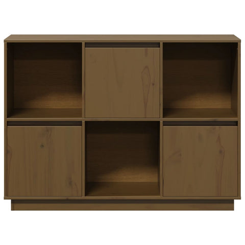 vidaXL Sideboard Honey Brown 110.5x35x80 cm Solid Wood Pine