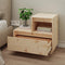 vidaXL Bedside Cabinet 60x34x51 cm Solid Wood Pine