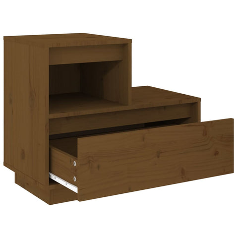 vidaXL Bedside Cabinets 2 pcs Honey Brown 60x34x51 cm Solid Wood Pine