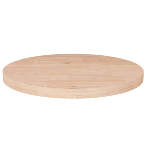 vidaXL Round Table Top Ø40x2,5 cm Untreated Solid Wood Oak