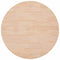 vidaXL Round Table Top Ø90x2,5 cm Untreated Solid Wood Oak