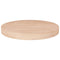 vidaXL Round Table Top Ø40x4 cm Untreated Solid Wood Oak