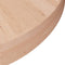 vidaXL Round Table Top Ø50x4 cm Untreated Solid Wood Oak