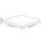 vidaXL Square Table Top 50x50x1.5 cm Untreated Solid Wood Oak