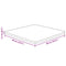 vidaXL Square Table Top 60x60x1.5 cm Untreated Solid Wood Oak