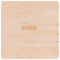 vidaXL Square Table Top 70x70x1.5 cm Untreated Solid Wood Oak