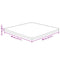 vidaXL Square Table Top 80x80x1.5 cm Untreated Solid Wood Oak