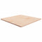 vidaXL Square Table Top 90x90x2.5 cm Untreated Solid Wood Oak