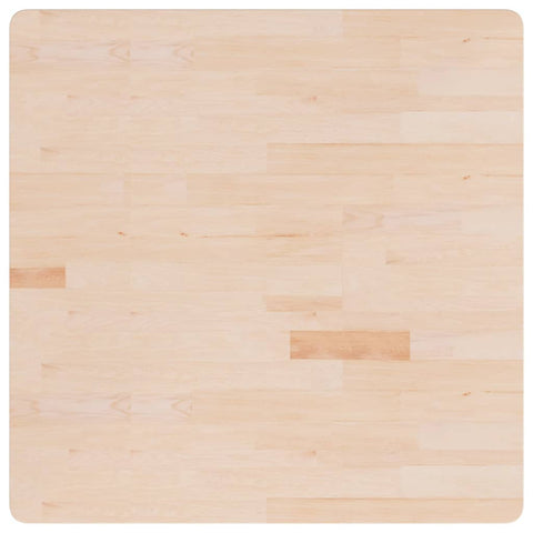 vidaXL Square Table Top 90x90x2.5 cm Untreated Solid Wood Oak