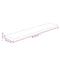 vidaXL Shelf Board 80x20x2.5 cm Untreated Solid Wood Oak