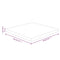 vidaXL Square Table Top 40x40x4 cm Untreated Solid Wood Oak