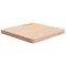 vidaXL Square Table Top 50x50x4 cm Untreated Solid Wood Oak