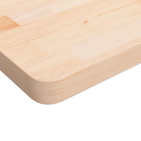 vidaXL Square Table Top 50x50x4 cm Untreated Solid Wood Oak