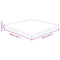 vidaXL Square Table Top 50x50x4 cm Untreated Solid Wood Oak