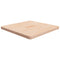 vidaXL Square Table Top 70x70x4 cm Untreated Solid Wood Oak