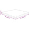vidaXL Square Table Top 70x70x4 cm Untreated Solid Wood Oak