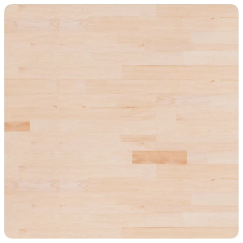 vidaXL Square Table Top 90x90x4 cm Untreated Solid Wood Oak