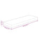vidaXL Shelf Board 40x20x4 cm Untreated Solid Wood Oak