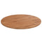 vidaXL Round Table Top Light Brown Ø80x1.5 cm Treated Solid Wood Oak