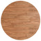 vidaXL Round Table Top Light Brown Ø80x1.5 cm Treated Solid Wood Oak