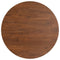 vidaXL Round Table Top Dark Brown Ø40x1.5 cm Treated Solid Wood Oak