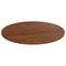 vidaXL Round Table Top Dark Brown Ø60x1.5 cm Treated Solid Wood Oak