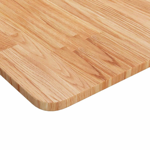 vidaXL Square Table Top Light Brown 40x40x1.5cm Treated Solid Wood Oak