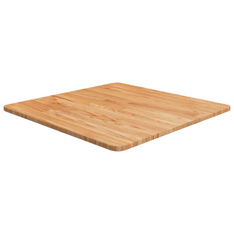 vidaXL Square Table Top Light Brown 60x60x1.5cm Treated Solid Wood Oak