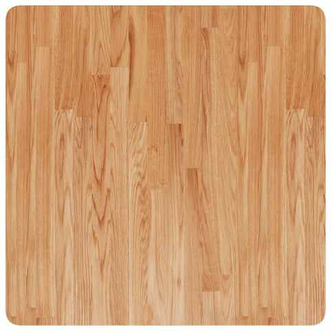 vidaXL Square Table Top Light Brown 70x70x1.5cm Treated Solid Wood Oak