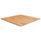 vidaXL Square Table Top Light Brown 80x80x1.5cm Treated Solid Wood Oak