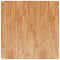 vidaXL Square Table Top Light Brown 80x80x1.5cm Treated Solid Wood Oak