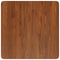vidaXL Square Table Top Dark Brown 60x60x1.5cm Treated Solid Wood Oak