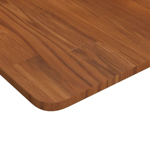 vidaXL Square Table Top Dark Brown 70x70x1.5cm Treated Solid Wood Oak