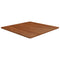 vidaXL Square Table Top Dark Brown 80x80x1.5cm Treated Solid Wood Oak