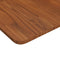 vidaXL Square Table Top Dark Brown 80x80x1.5cm Treated Solid Wood Oak