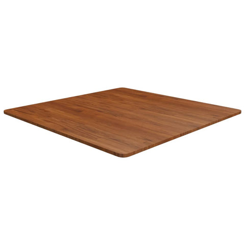 vidaXL Square Table Top Dark Brown 90x90x1.5cm Treated Solid Wood Oak