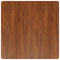 vidaXL Square Table Top Dark Brown 90x90x1.5cm Treated Solid Wood Oak