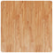 vidaXL Square Table Top Light Brown 80x80x2.5cm Treated Solid Wood Oak