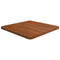 vidaXL Square Table Top Dark Brown 50x50x2.5cm Treated Solid Wood Oak