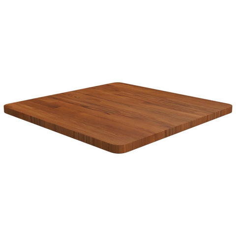 vidaXL Square Table Top Dark Brown 60x60x2.5cm Treated Solid Wood Oak