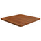 vidaXL Square Table Top Dark Brown 60x60x2.5cm Treated Solid Wood Oak