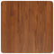 vidaXL Square Table Top Dark Brown 60x60x2.5cm Treated Solid Wood Oak