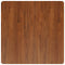 vidaXL Square Table Top Dark Brown 80x80x2.5cm Treated Solid Wood Oak