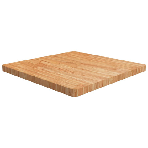 vidaXL Square Table Top Light Brown 70x70x4cm Treated Solid Wood Oak