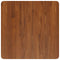 vidaXL Square Table Top Dark Brown 60x60x4cm Treated Solid Wood Oak