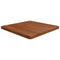 vidaXL Square Table Top Dark Brown 70x70x4cm Treated Solid Wood Oak