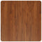 vidaXL Square Table Top Dark Brown 70x70x4cm Treated Solid Wood Oak