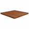 vidaXL Square Table Top Dark Brown 80x80x4cm Treated Solid Wood Oak