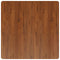 vidaXL Square Table Top Dark Brown 90x90x4cm Treated Solid Wood Oak